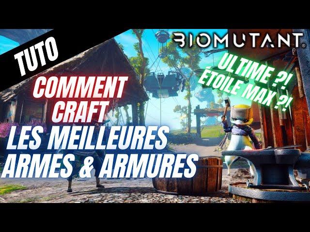 BIOMUTANT TUTO CRAFT DES ARMES ET ARMURES ULTIMES ( GUIDE )