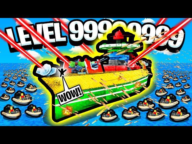 HIGHEST SHIP EVOLUTION UNLOCKED? - Roblox Noob Army Tycoon