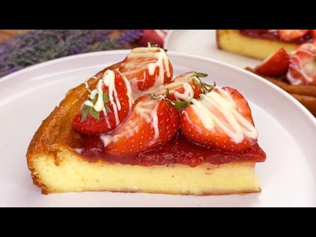 An Italian chef showed me this 10-min strawberry cheesecake secret! It turns out flawless!