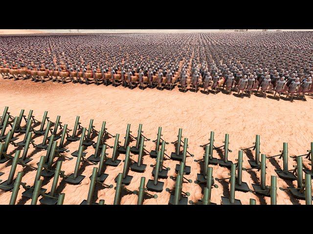 500.000 ROMAN LEGIONARY vs 300 MORTARS | Ultimate Epic Battle Simulator 2