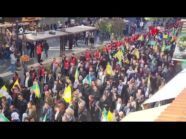 AMED'DE KİTLESEL YÜRÜYÜŞ: KAYYIMLARI BU TOPRAKLARDAN TEMİZLEYECEĞİZ