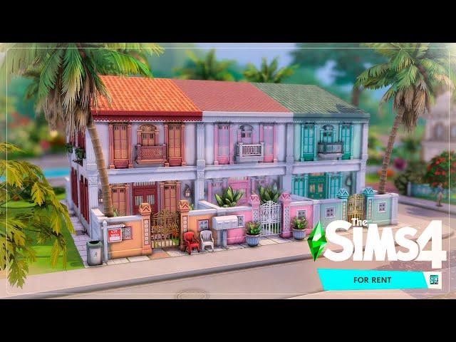 Семейные таунхаусы в Томаранге  | Симс 4: Строительство | The Sims 4: For Rent Expansion Pack