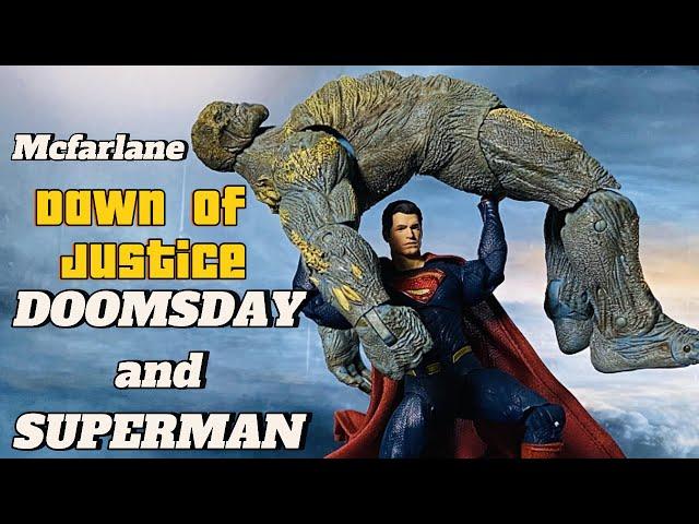 REVIEW Mcfarlane DC Multiverse Batman V Superman: Dawn of Justice Doomsday & Superman Action Figure