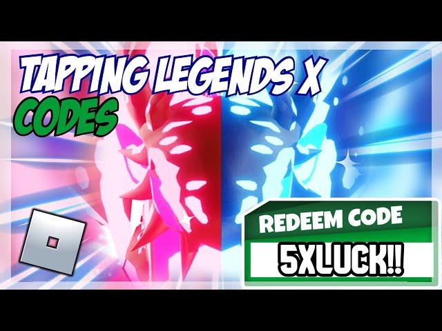 (2022) **NEW**  Roblox Tapping Legends X Codes  ALL FANTASY CODES!