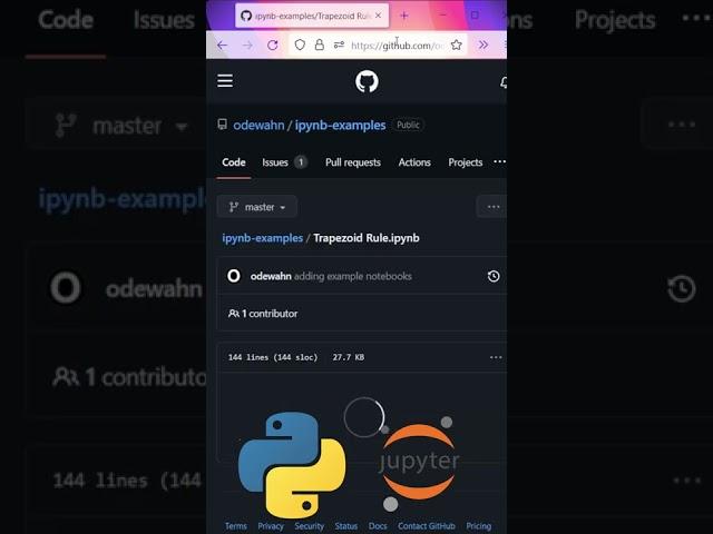 run python  jupyter notebooks on github trick