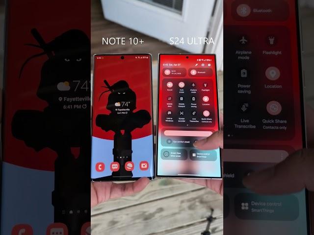 Note 10 Plus VS S24 Ultra - Display Design/Max Brightness Test! Curve VS Flat