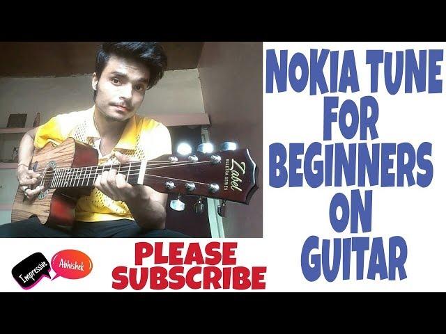 Nokia Tune Guitar Lesson Very Easy - Guitar Tabs Tutorial || Impressive abhishek