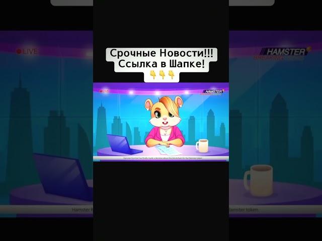 Срочные Новости! HamsterKombat Ru. TikTok канал Хомяков На Русском языке. Подпишись и не пропусти