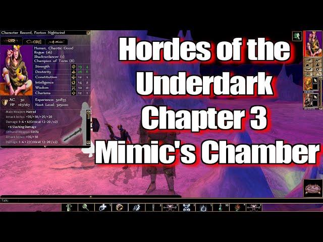 Neverwinter Nights Enhanced Edition Hordes of the Underdark Chapter 3 Mimic's Chamber