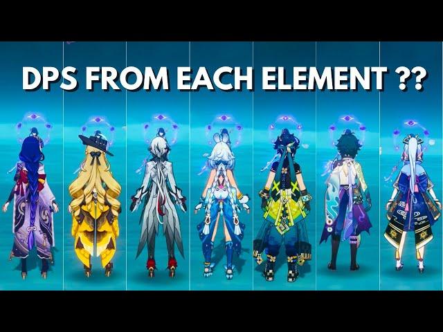 Best DPS From Each Element ?? [Genshin Impact]