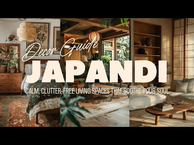 Cozy Japandi Style Home Decor Ideas | MINIMALIST INTERIORS | 2025 Home Trends