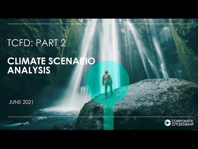 TCFD – Climate scenario analysis (Part 2)