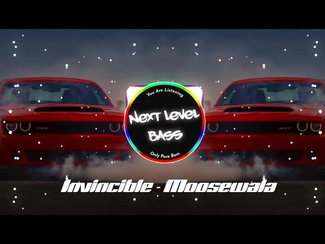 INVINCIBLE (Bass Boosted) Sidhu Moose Wala l Steel Bangelz | The Kidd   New Punjabi Songs 2021