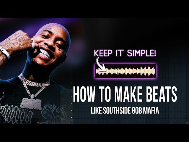 How To Make Simple CATCHY Beats Like Southside 808 | Fl Studio 21