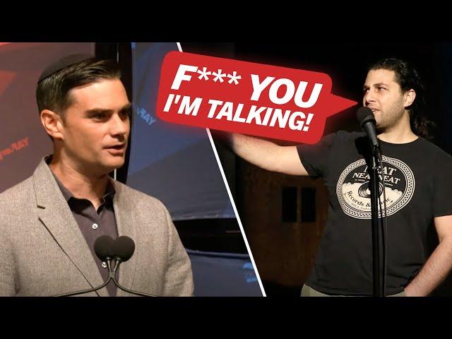 “F*** you, I’m talking!” | Student LOSES IT While Debating Ben Shapiro