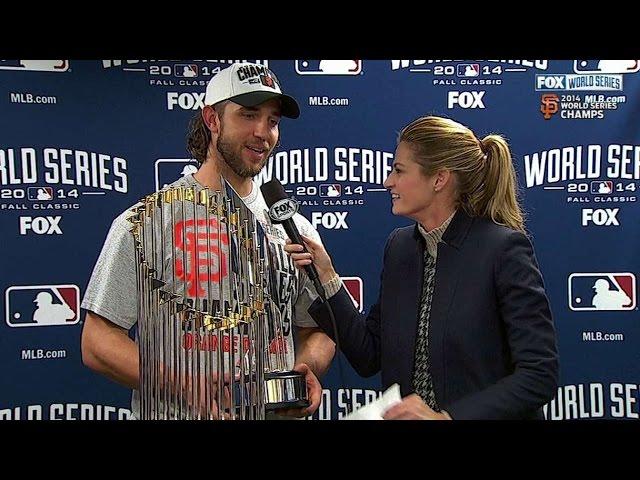 Bumgarner's HILARIOUS World Series MVP ceremony