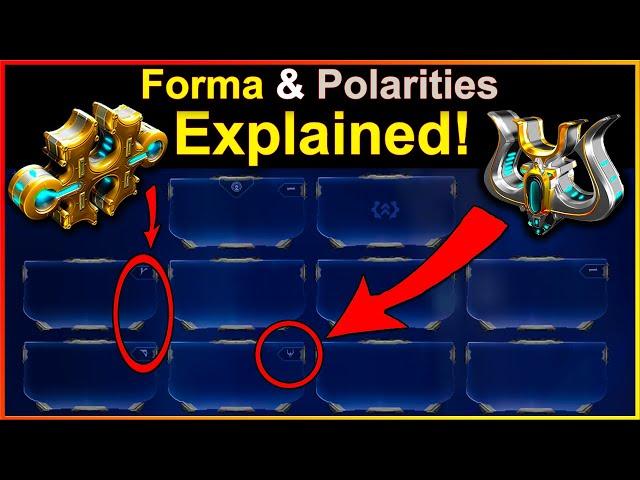 Warframe Beginner Basics on Forma Polarities Reactors & Catalysts