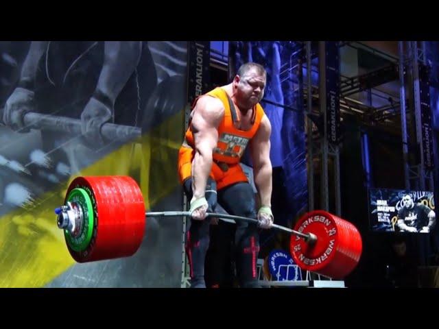 Strongman News | Ivan Makarov World Record Deadlift 501kg/1104lbs attempt