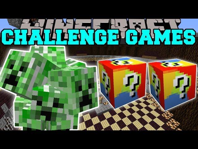 Minecraft: CREEP CHALLENGE GAMES - Lucky Block Mod - Modded Mini-Game