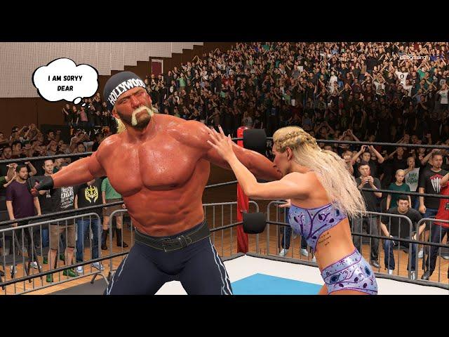 hollywood hogan & Charlotte Flair | Best Intergender Match of 2024 | Trending on Google & YouTube