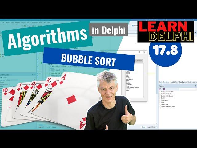 Learn Delphi Programming | Unit 17.8 | Algorithms - Sorting Arrays with a Bubble Sort