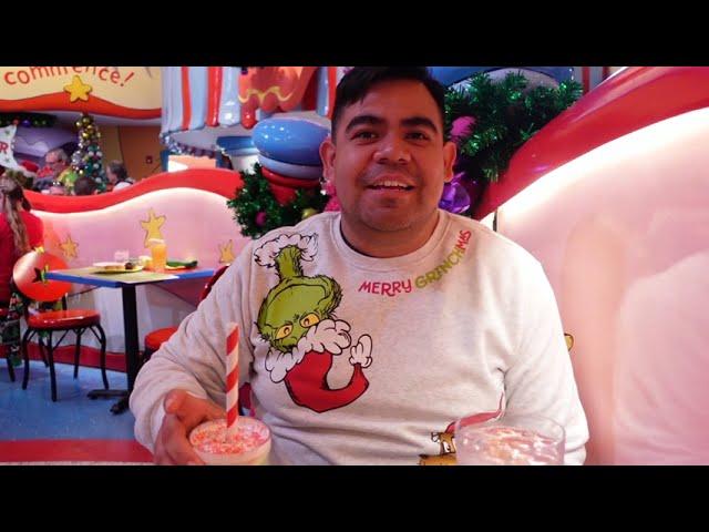 Vlog: Grinch and Friends Brunch and Green and Red Coconut Club Tour!