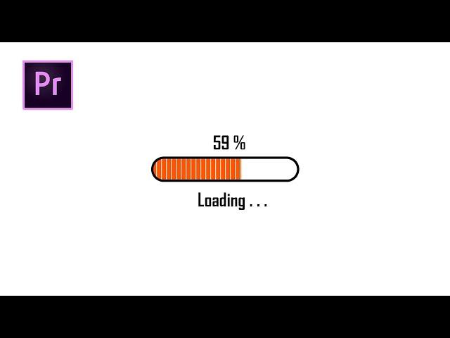 Create Smooth Loading Bar Animation in Premiere Pro | Tutorial