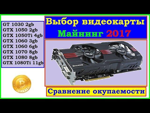 Майнинг. Выбор видеокарты Nvidia. Сравнение+окупаемость всех карт....