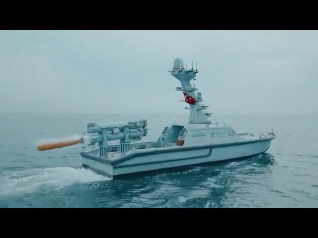 Turkish Mir USV test-fires Torpedo for the first time