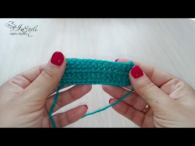 УДЛИНЕННЫЙ (ПАТЕНТНЫЙ) СТОЛБИК (crochet  patent stitch) ► Уроки вязания ► Крючком