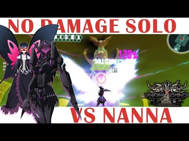 Black Lotus vs Nanna-chan Lv2000 [No Damage Solo] - Accel World vs Sword Art Online