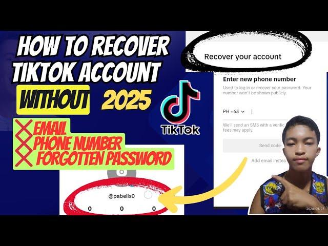 PAANO MA RECOVER ANG TIKTOK ACCOUNT NA NAKALIMUTAN ANG PASSWORD at EMAIL