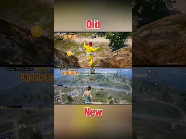 Height Jump 3.1 update vs 3.2 update  #oldisgold #oldpubg #pubgmobile #bkrtt #foryou #bgmi