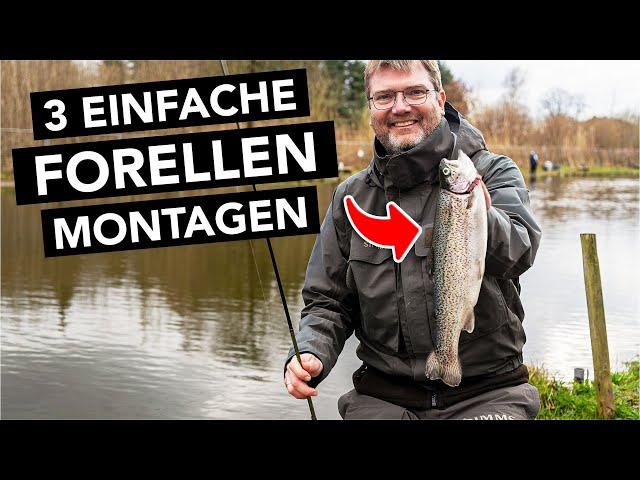 Forellenangeln für Anfänger: Mit diesen 3 Top-Montagen fängt JEDER! 