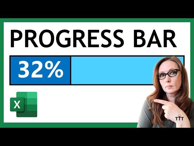 Create a Progress Bar in Microsoft Excel that Automatically Updates