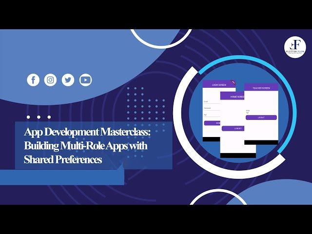 Module 12 | Multi-Role App Using Shared Preferences | Flutter Free Boot-Camp 2023 (Balochi Series)