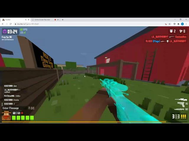 Krunker.io gameplay! High level 91 (5k score)