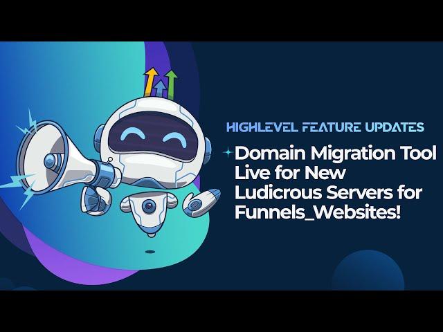 Domain Migration Tool Live for New Ludicrous Servers for Funnels_Websites!