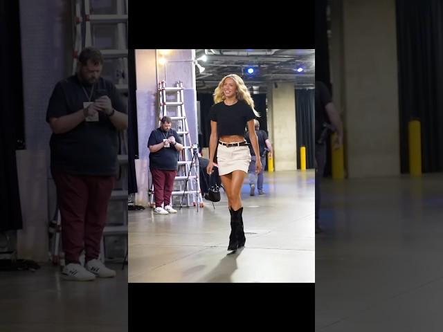 Indiana Fever pregame runway