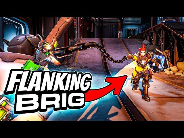 The LEGENDARY Flanking Emongg Brigitte | Overwatch 2