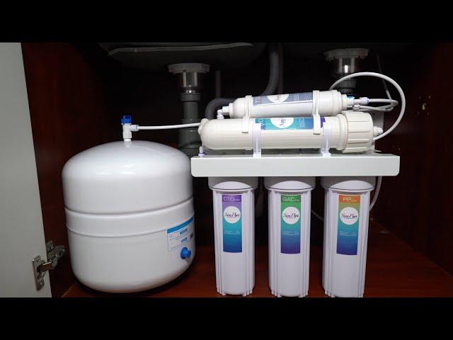 SimPure T1 5-Stage Under Sink Reverse Osmosis Water Filtration System Installation Tutorial