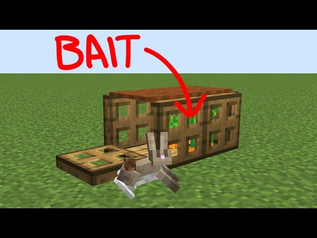 how to make a rabbit trap with working bait