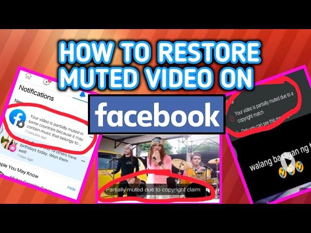 HOW TO RESTORE MUTED VIDEOS ON FACEBOOK | Tagalog