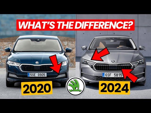 New SKODA Octavia 2024 vs 2020 | What has changed?