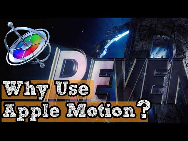 Apple Motion, What is it Used for