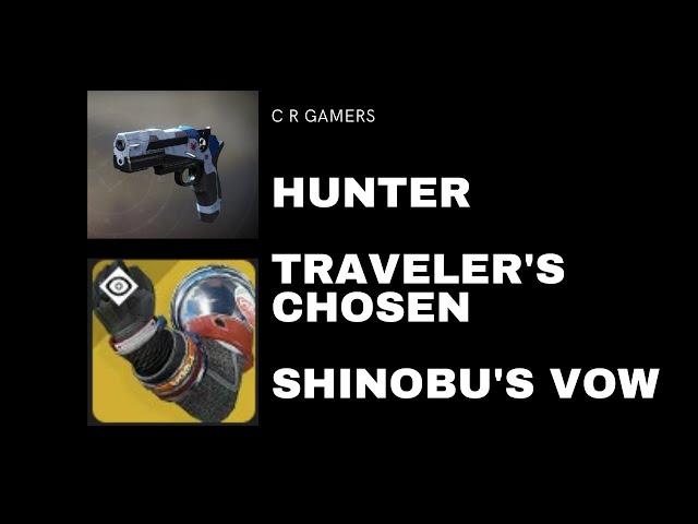 Destiny 2 Hunter Traveler's Chosen | Shinobu's Vow | Arkstrider