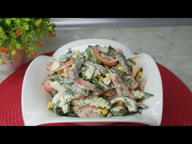 Salad "Beloved Husband" Scattered First on the Table! Awesome Tasty!