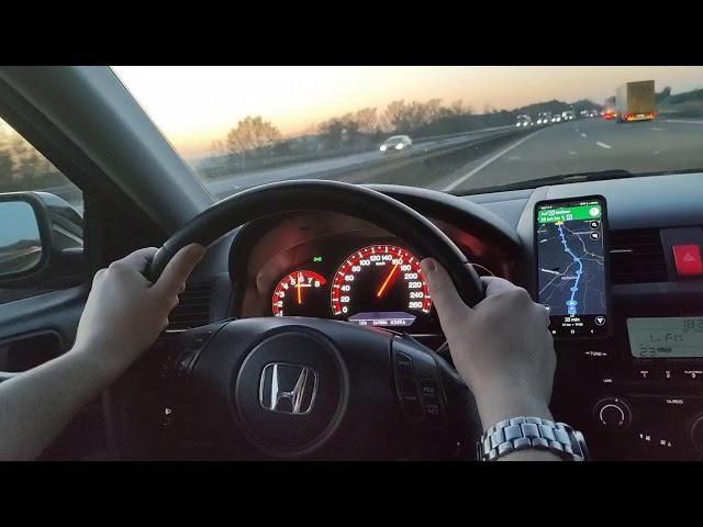 Honda Accord 2.0 155 PS i-VTEC on Autobahn (NO SPEED LIMIT), Germany