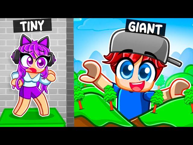 TINY vs GIANT Hide and Seek in Roblox!