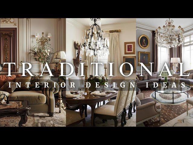 Traditional Interior Design Ideas: How to Blend Classic Elegance with Modern Comfort for Your Home 